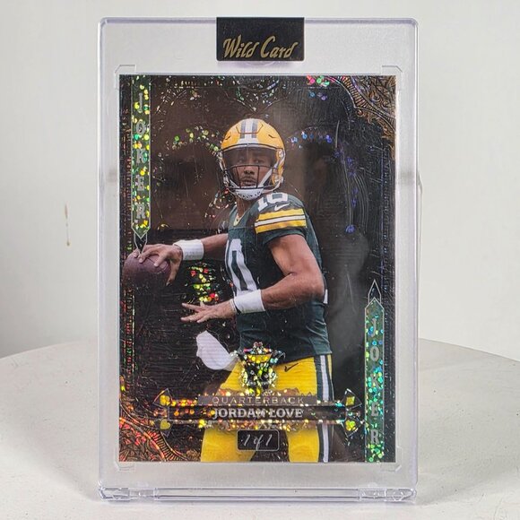 Wild Card Jordan Love Black Gold 1/1 Holographic Collectors Trading Card 2024 E - www.bongoclub.cl Wild Card Jordan Love Black Gold 1/1 Holographic Collectors Trading Card 2024 E - www.bongoclub.cl